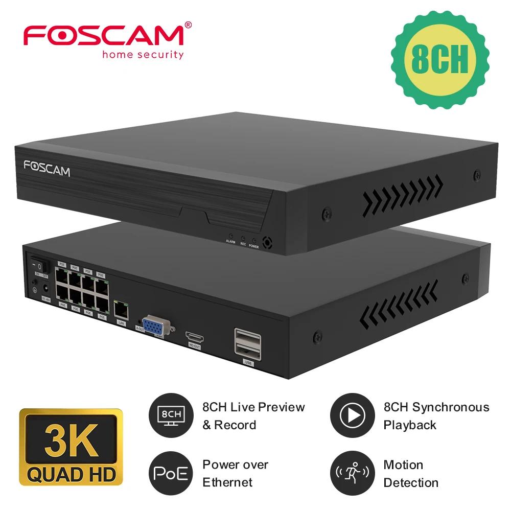 Foscam Ȩ  ī޶ ýۿ Ʈũ  , 5MP HD Foscam IP ī޶ PoE NVR Բ ۵, 3K 8CH